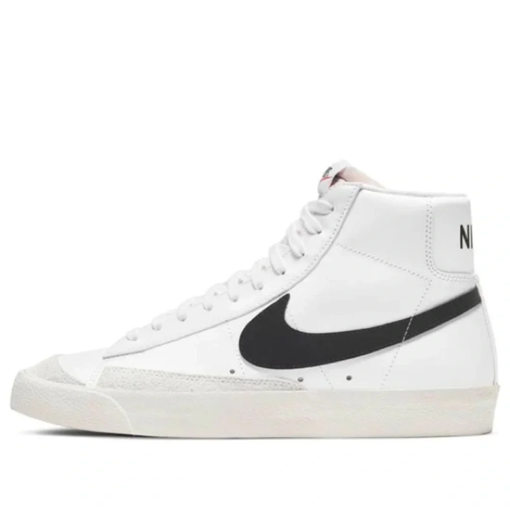 Nike Men's White Black High-Top Sneakers